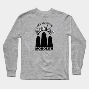 The Globe-Trotting Monolith - Utah Mysterious Monolith Long Sleeve T-Shirt